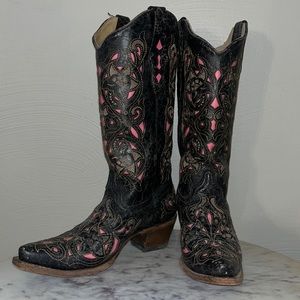 Corral goat leather boots